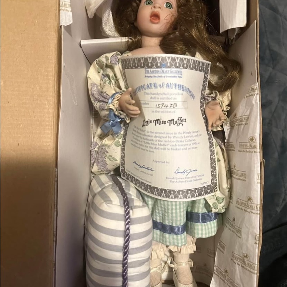 Porcelain Doll with Certificate